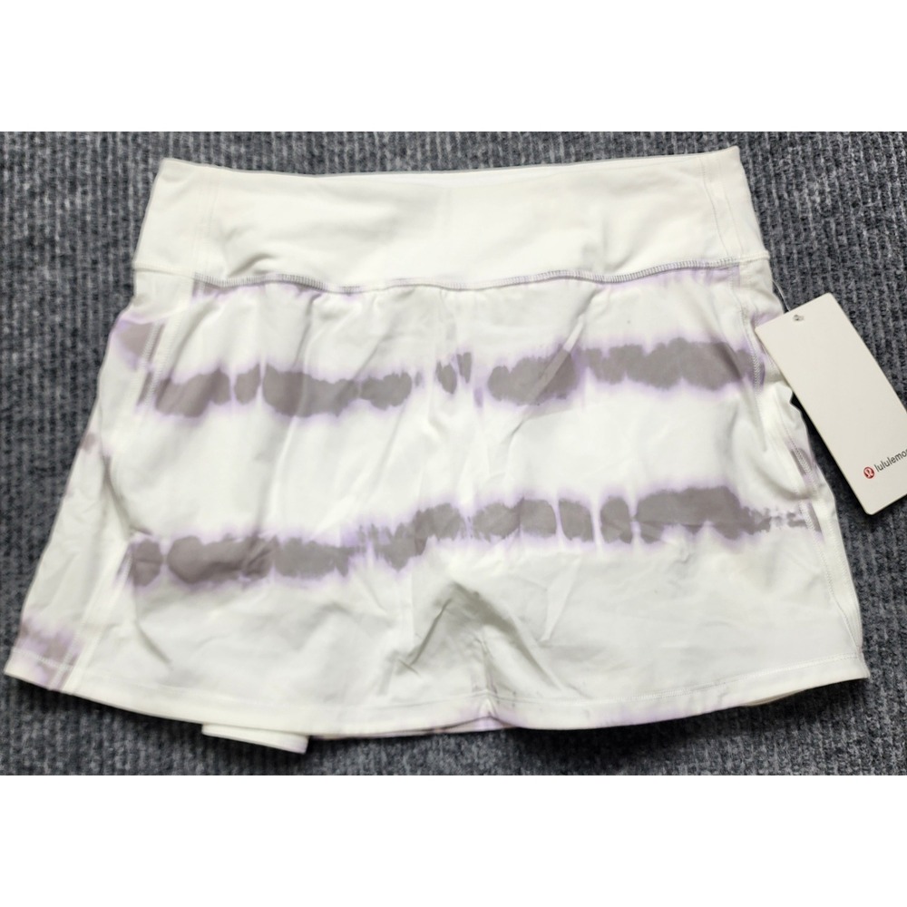 Lululemon Pace Rival Mid Rise Long Skirt 6 Transverse Lilac Multi NWT